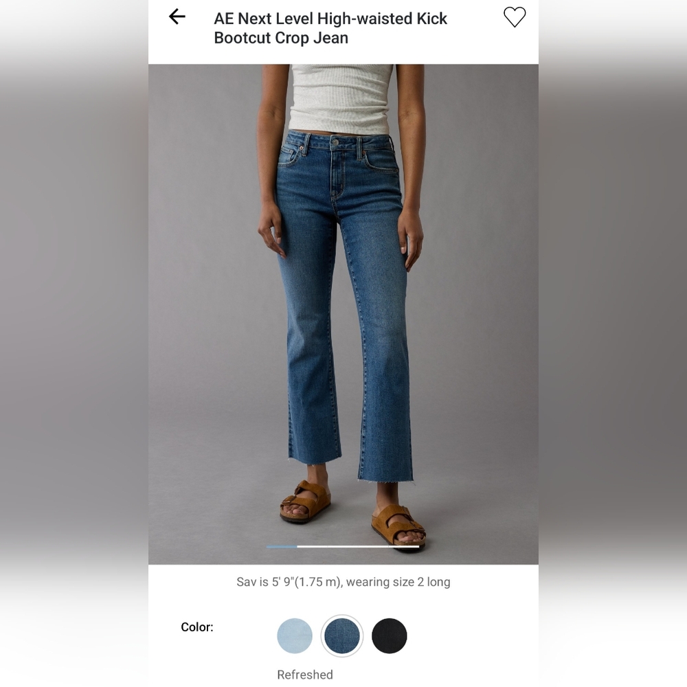 American Eagle Outfitters Blue Straight Leg Jeans